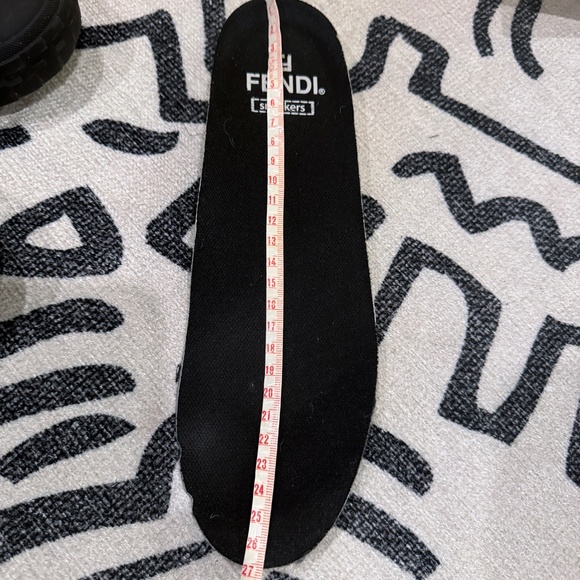 Fendi Domino Hi-Top Sneakers in FF Motif *Authentic* - Picture 9 of 10